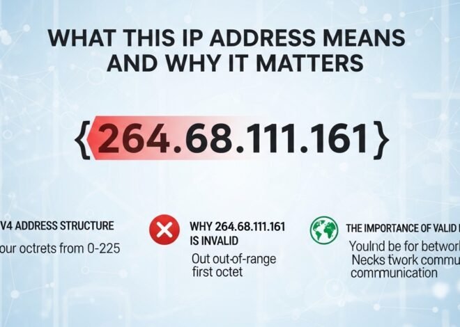 264.68.111.161: What This IP Address Means and Why It Matters