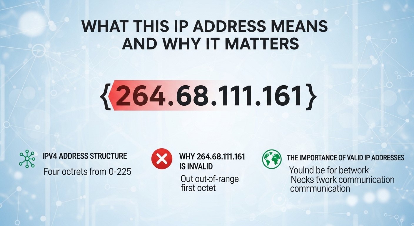 264.68.111.161: What This IP Address Means and Why It Matters